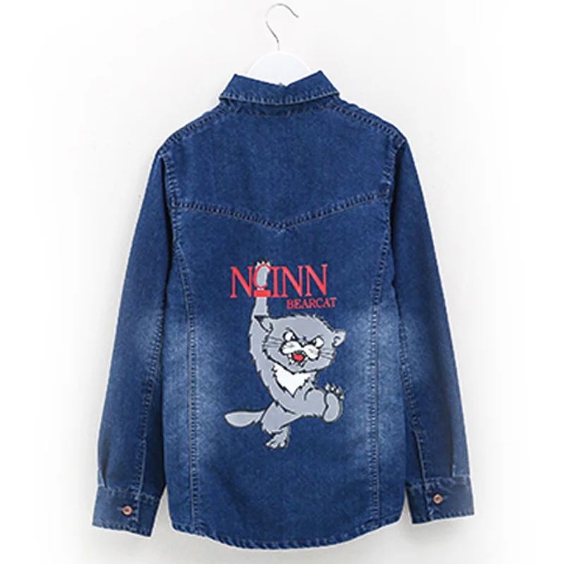 Модные детские джинсовые куртки 2019 повседневные джинсы для мальчиков верхняя