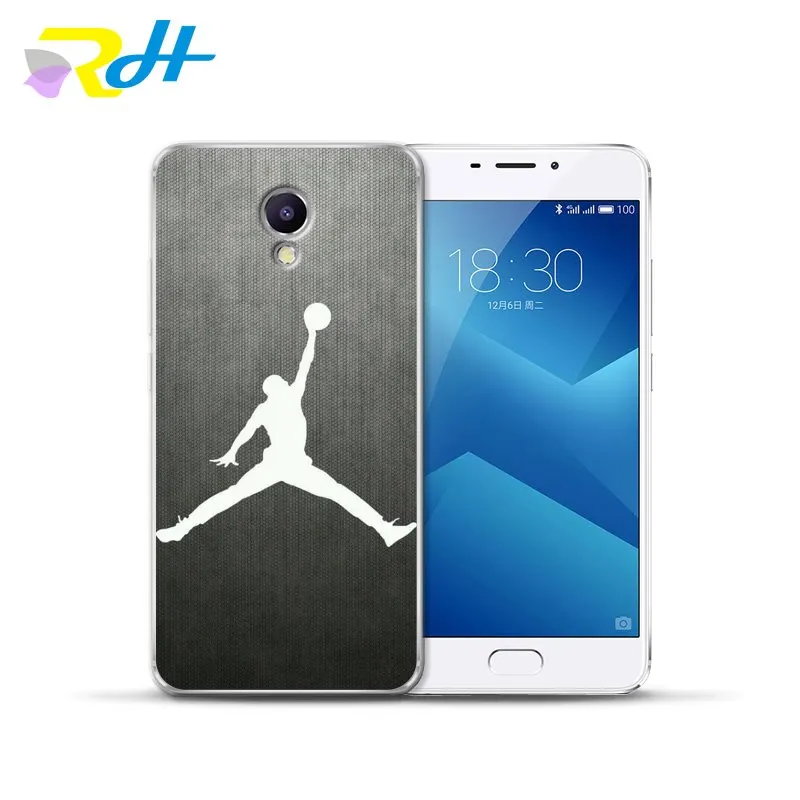 Крышка чехол для Meizu U10 U20 M5 Примечание M5C M3C Pro 6 M3S Max M5S M6 M3 Корпус Jordan из ТПУ телефона