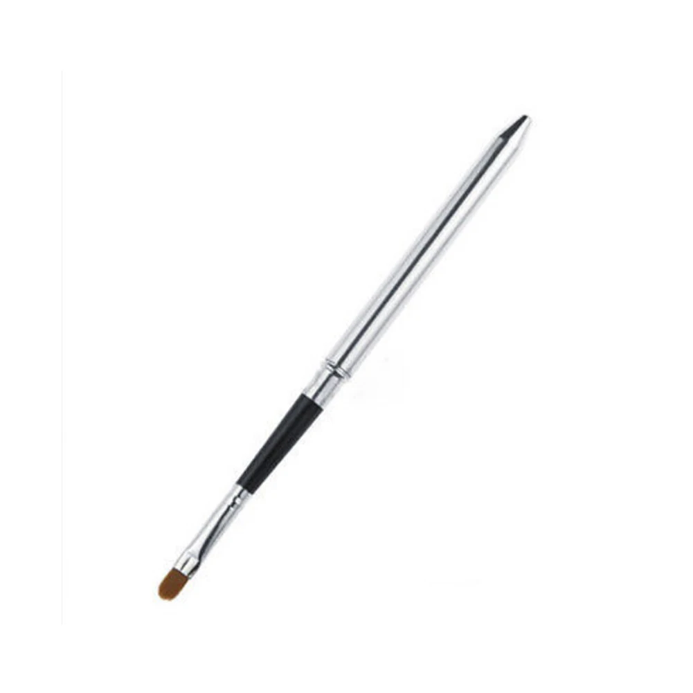 1pcs New Portable Retractable Lipgloss Lipstick Lip Gloss Brush Adjustable Profesional Foundation Makeup Cosmetic Tool | Красота и