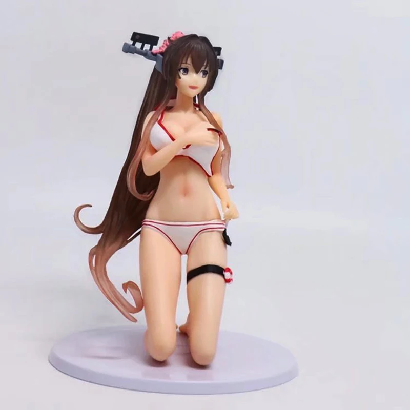 Бесплатная Доставка 6 7 &quotKantai Коллекция аниме Kan Colle Yamato бикини в коробке 17 см ПВХ