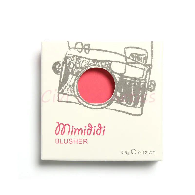 Pure Color Ready Makeup Blush Blusher Palette Free Brush inside Silky Mineral Texture|makeup cabinet|blusher brushmakeup jar |