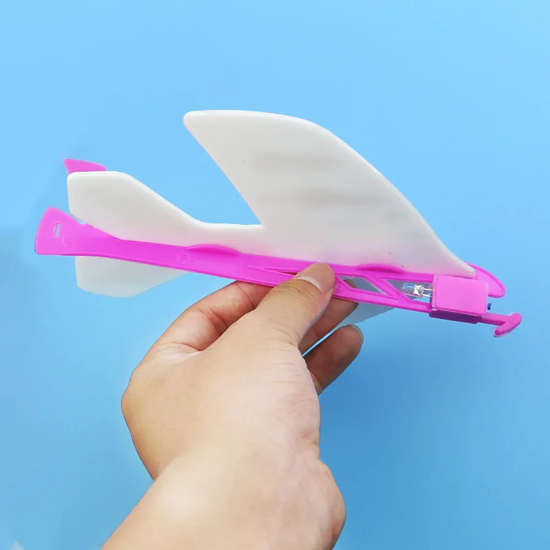 Люминесцентная Рогатка летающая стрела детский самолет подарок игрушки