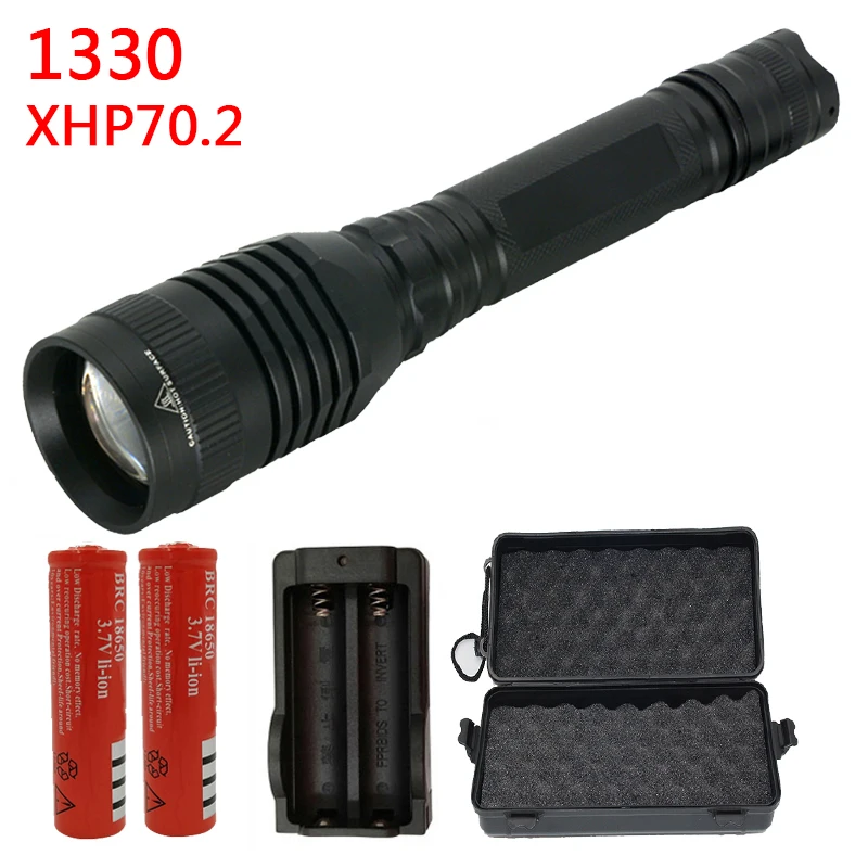 Option D Тактический светодиодный фонарик Litwod Z20 CREE XLamp XHP70.2 32 Вт с чипом 18650 3200lm мощный зум для охоты светильник - Испускаемый цвет: Option D
