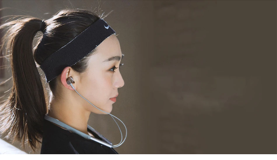 Xiaomi ожерелье с Bluetooth наушники беспроводной спортивные mic музыка Магнитная Стильная мода телефон воротник гарнитура