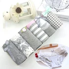 Трусы женские, хлопковые, кружевные, 6 шт.лот