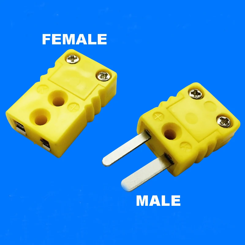 

10set thermocouple K type temperature sensor connector Female + Male socket quick connector