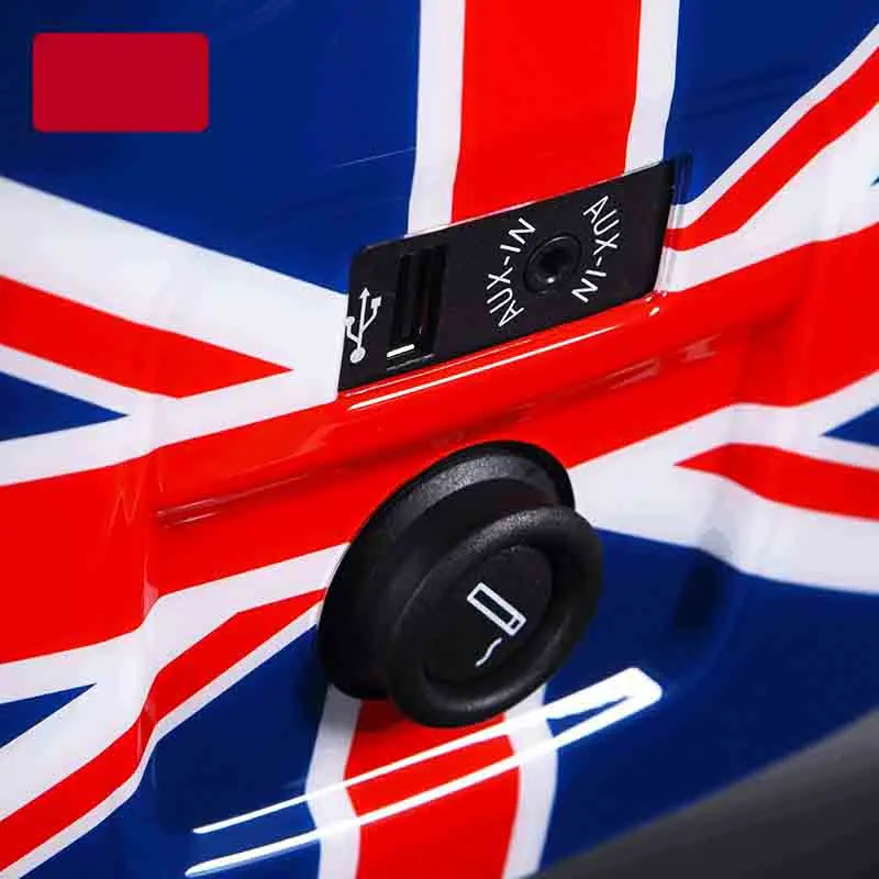 Автомобильный Стайлинг Union Jack прикуриватель USB Панель декоративная наклейка на