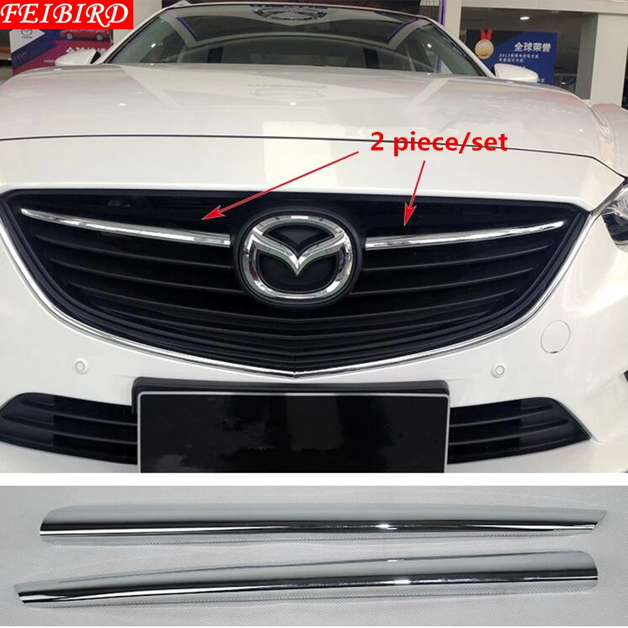 Передняя лицевая решетка из АБС-пластика для Mazda 6 Atenza M6 Sedan &amp Wagon 2013 2014 2015 |
