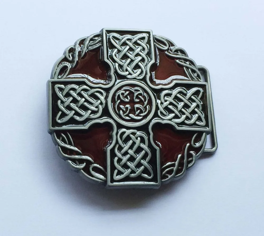 Пряжка для ремня с круглым перекрестным узлом стандартная подходит широкого 4 см