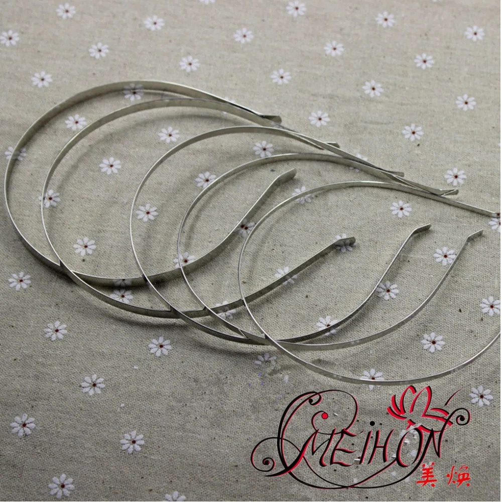 Бесплатная доставка! Оптовая продажа 7 мм повязка на голову из нержавеющей стали