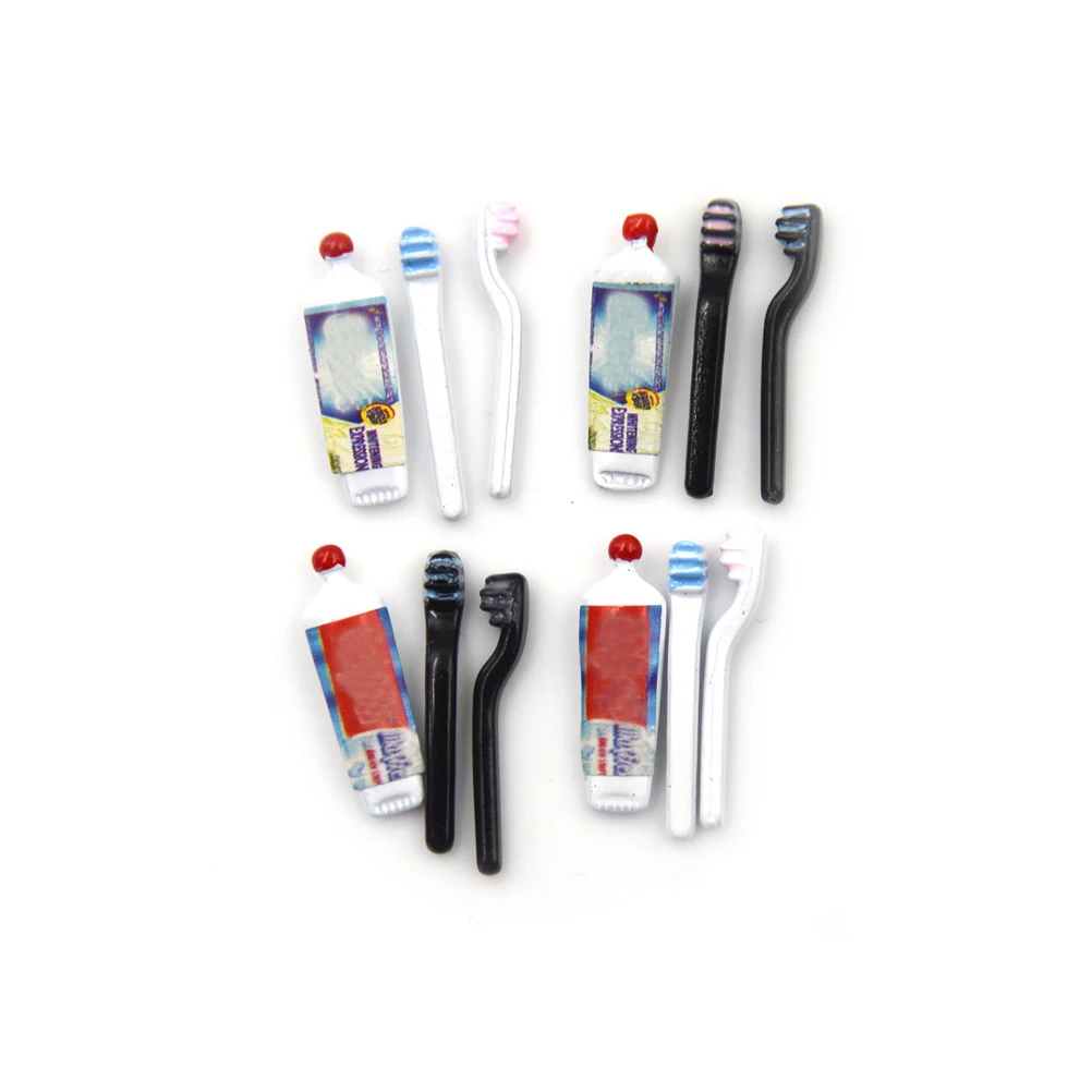 

3 шт./компл. Зубная щётка зубной щетки Зубная паста обувь для куклы аксессуары для девочек подарки модные аксессуары для куклы