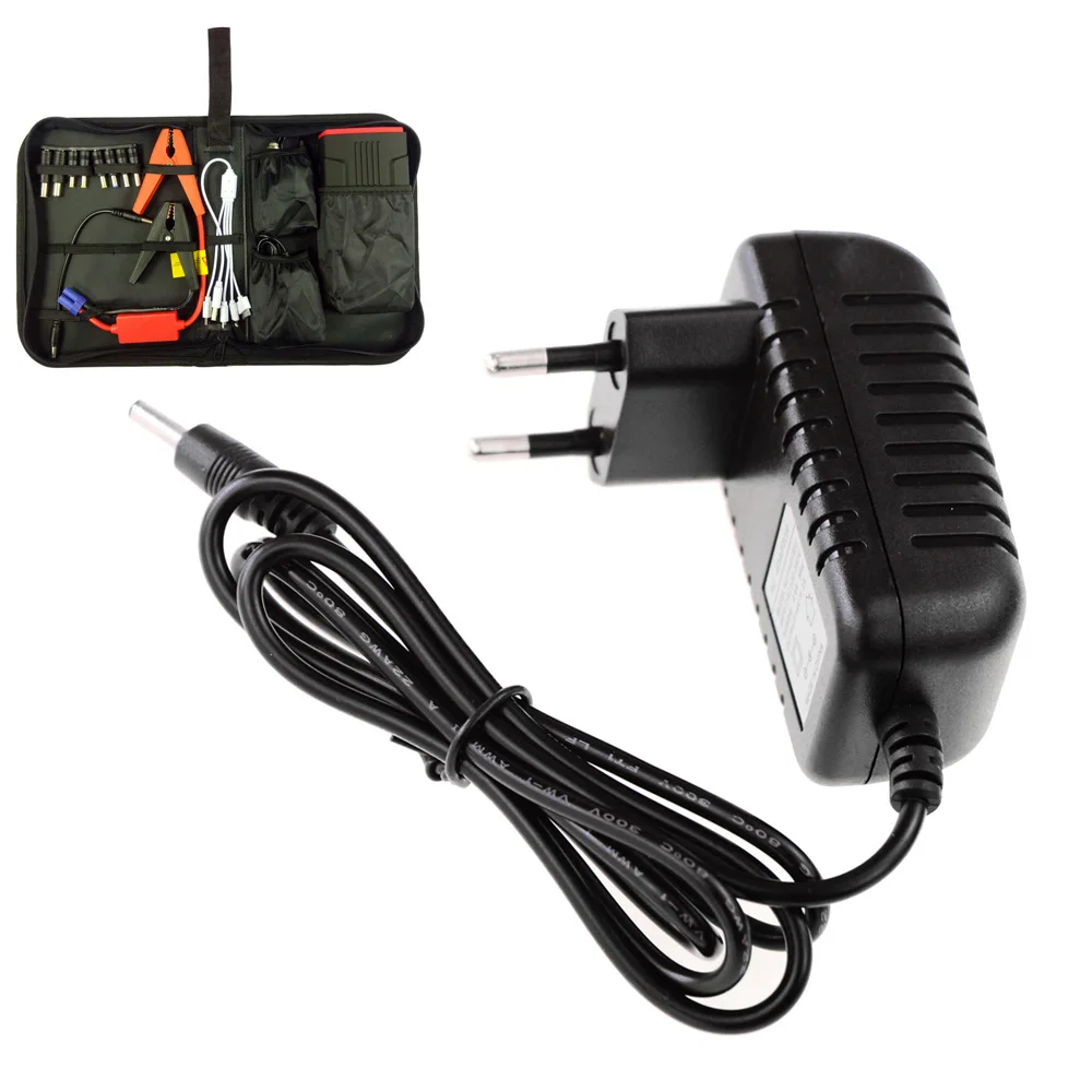 EU Plug Портативный многофункциональный 600A авто Батарея для аварийного пуска зарядное устройство двигатель бустер банк питания автомобильный пусковое устройство для 12 в батарейный блок - Цвет: EU Plug