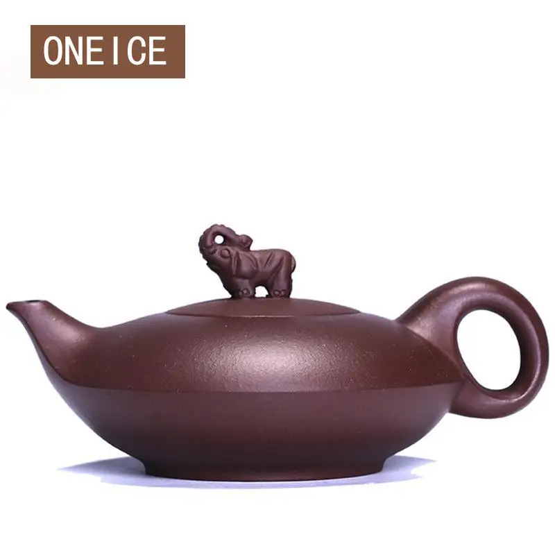 

Purple Clay Purple Elephant Pot Yixing Teapot Pure Hand Handmade