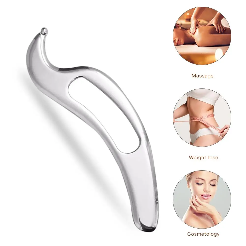 Нержавеющая сталь скребок массаж мышц лицевой панели лист физического
