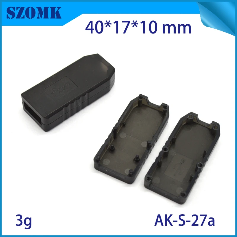 2 шт./лот Высокое качество ABS материал пластик USB пластиковая коробка diy szomk корпуса
