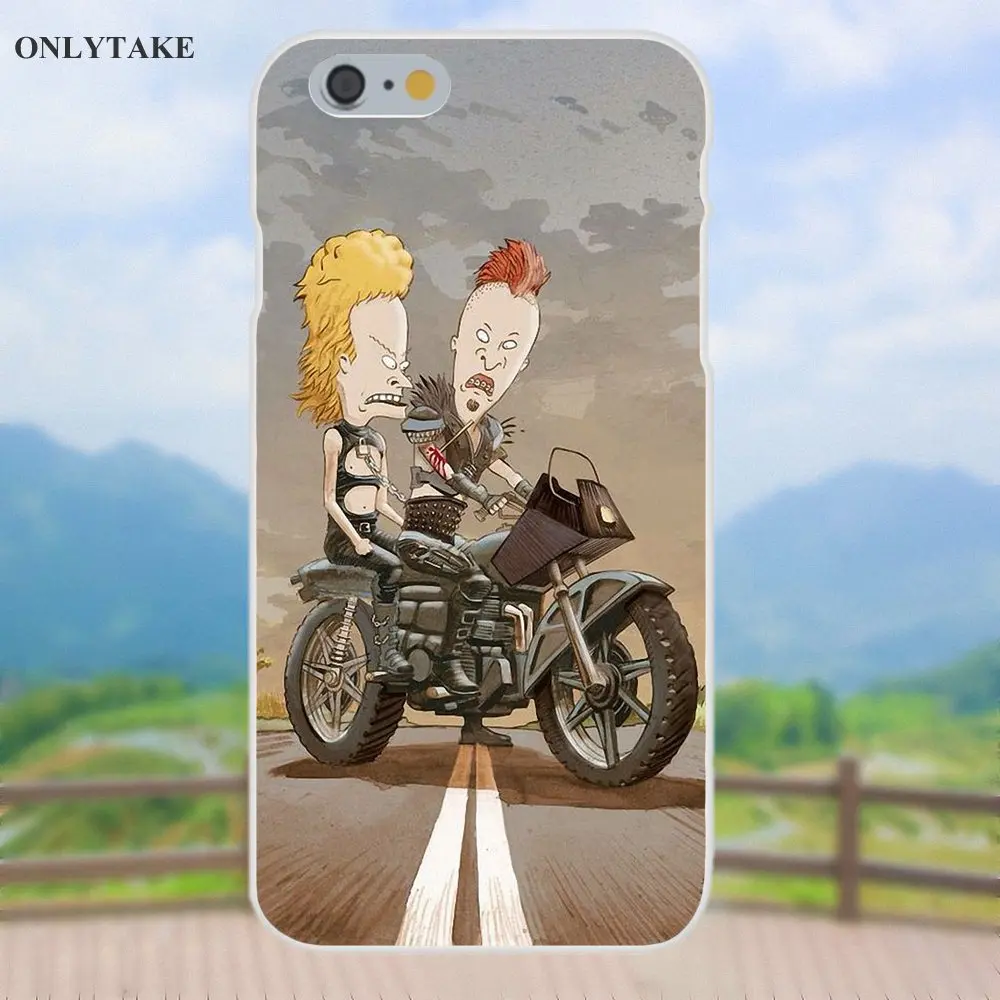 Vvcqod Beavis и Butthead для Apple iPhone 4 4s 5 5C SE 6 S 7 8 Plus X Galaxy большое ядро II Prime Alpha TPU Защитная