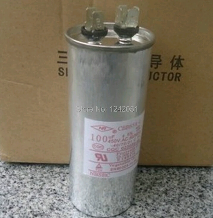 Двигатель переменного тока конденсатор кондиционер компрессор пусковой CBB65 450VAC