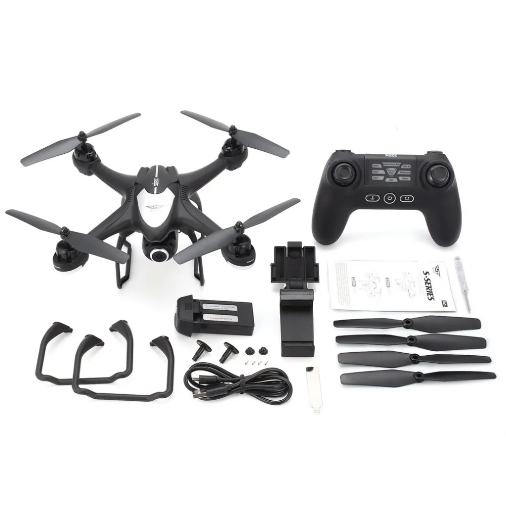 SJ R/C S30W 2 4G Двойной GPS позиционирование FPV RC Квадрокоптер Дрон с 720 P Регулируемая