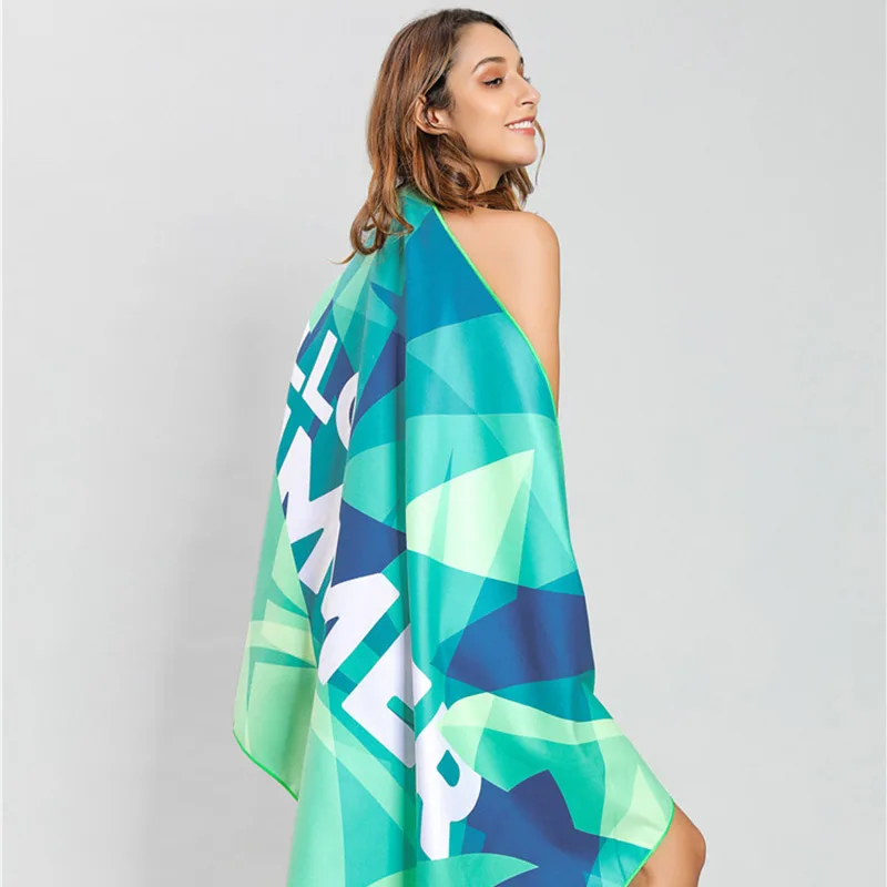 Пляжное полотенце цветное пляжное рулон для ванны взрослых быстросохнущая