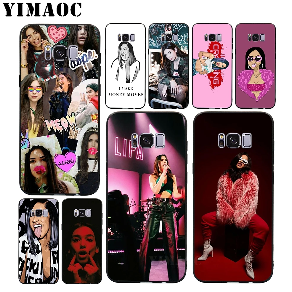YIMAOC Dua Lipa Cardi B Sexy Soft Silicone Case for Samsung Galaxy A3 A5 A6 Plus 2017 2016 S6 S7 Edge S8 S9 &amp Note 8 9 |