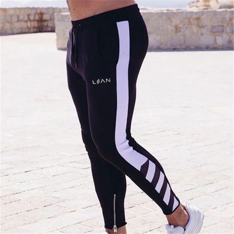 Весна для мужчин брюки девочек модные мужские повседневные Slim Fit s джоггеры