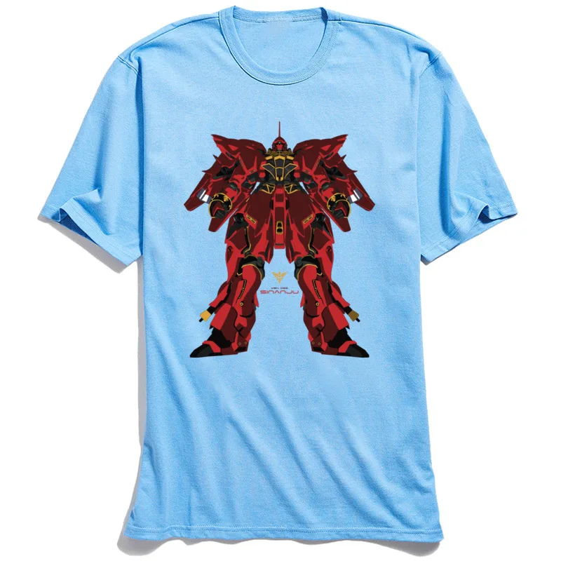 Мужская футболка с 3D принтом Sinanju MSN 06S Красная Gundam 2018 Новый рождественский