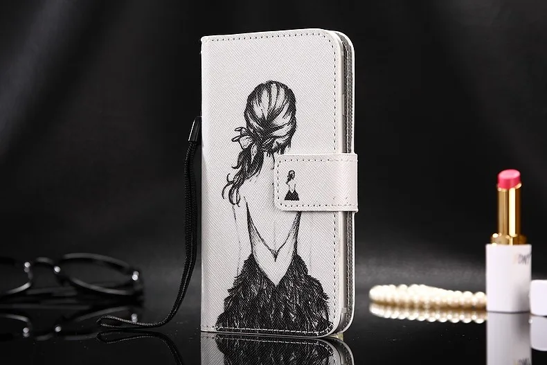 Back shadow girl UMIDIGI A5 Pro Кожаный флип-чехол UMIDIGI F1 Play из искусственной кожи с отделениями для карт чехол для телефона UMIDIGI S3 Pro Сумка UMIDIGI power - Цвет: Back shadow girl