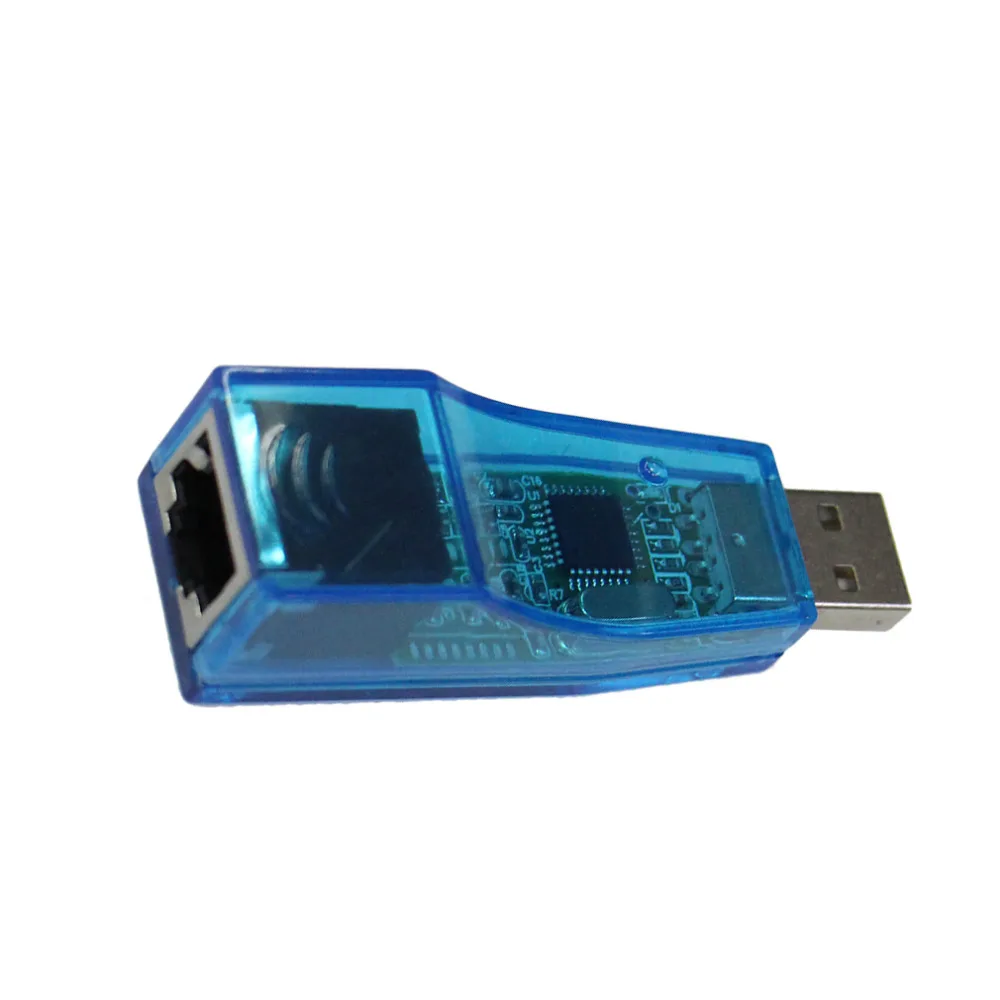 USB 1,1 к локальной сети RJ45 коммутатора Ethernet 10/100 Мбит/с сетевая карта адаптер для Win7 Win8 планшетный ПК с системой андроида ПК синего цвета
