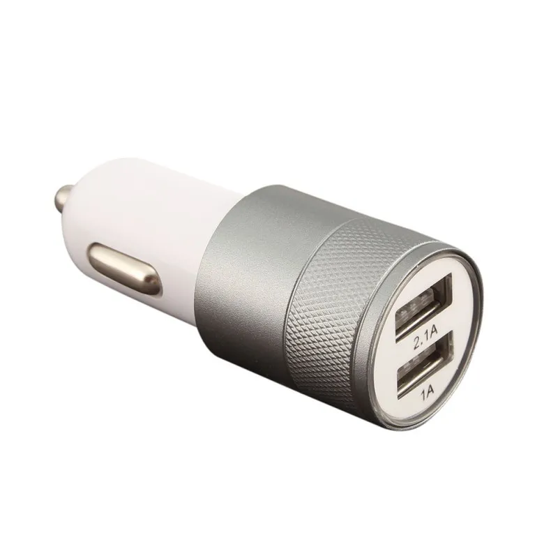 Стильный Мини дизайн Универсальный двойной USB порт Автомобильный прикуриватель