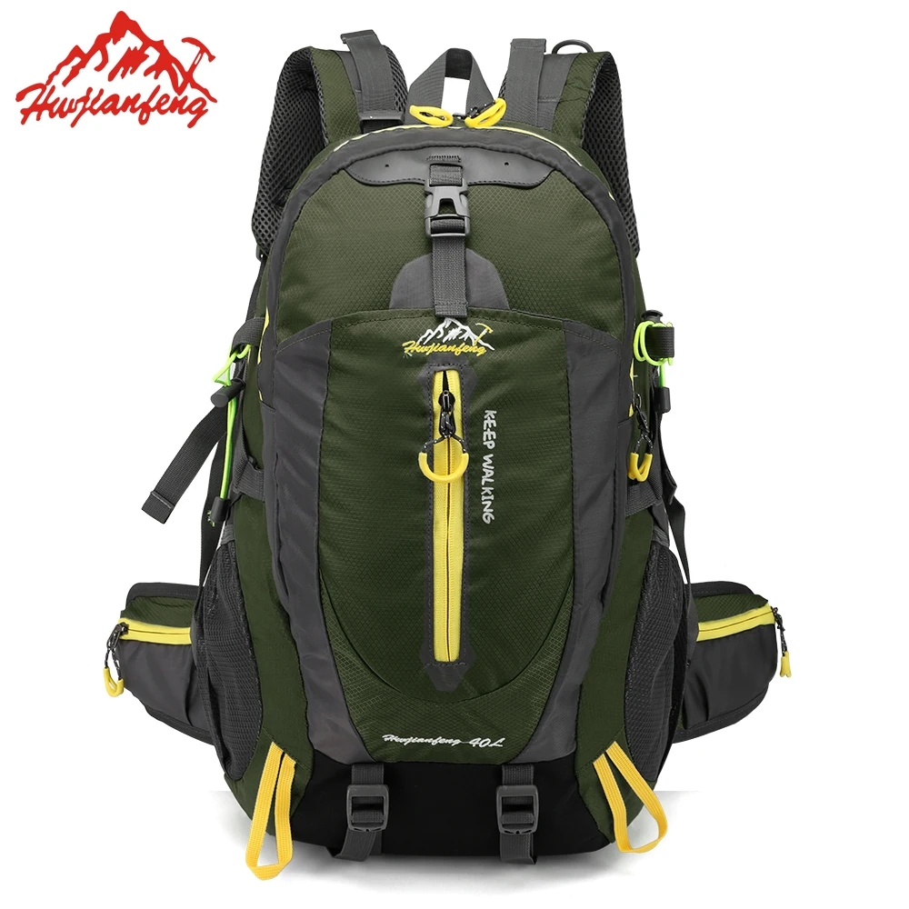 

Waterproof Climbing Backpack Rucksack 40L Outdoor Sports Bag Travel Camping Hiking Backpack Daypack Trekking Bags For Men Women