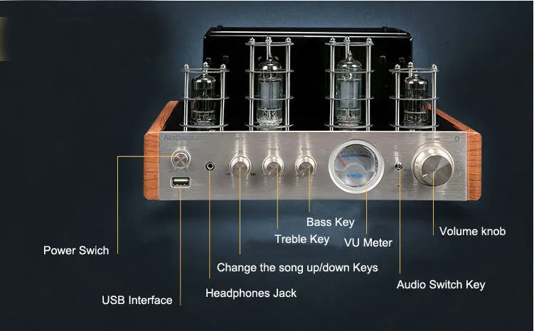 2015 новая Обновленная версия Ms-10d Bluetooth Ламповый усилитель Топ продаж поддержка Usb