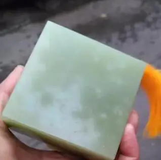 Yuxi Afghan Jade Name Seal имитация Qianlong Чернила Бесплатная надпись Коллекция подарков | Дом