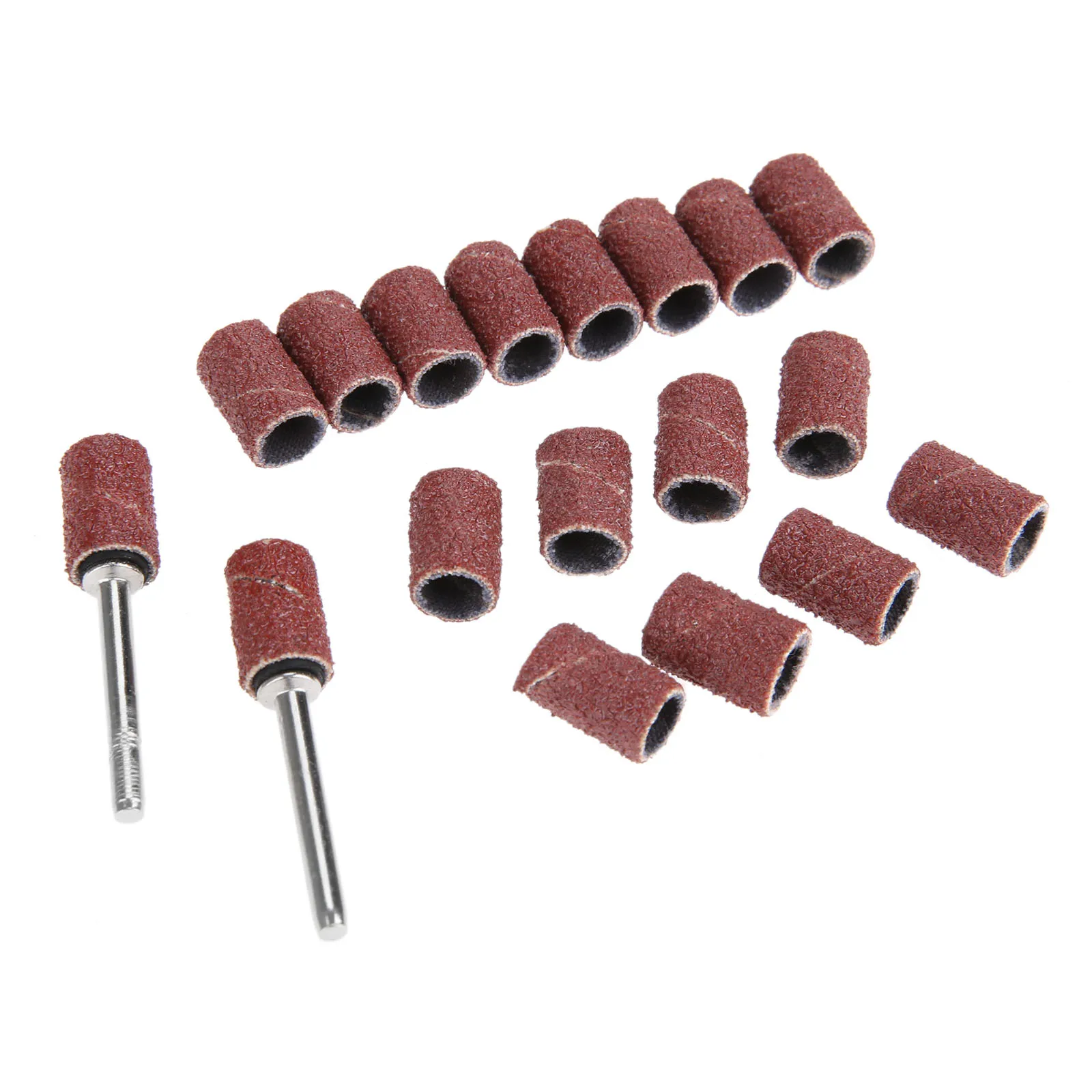DRELD 100 шт. Аксессуары Dremel 6 мм зернистость 80 # шлифовальные ленты + 2 3 шлифовальный