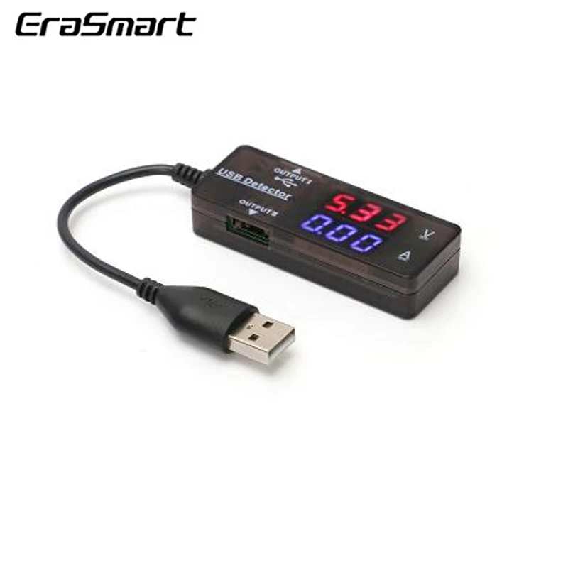 Новый USB детектор напряжения и тока тестер с двумя портами для сотового телефона