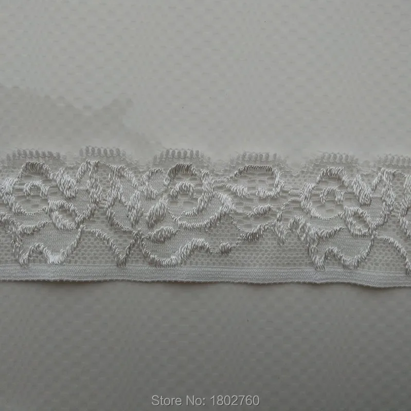 Эластичное кружево ZQCRAFTS 10 ярдов 3 5 см вискоза/нейлон 7 цветов