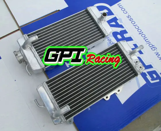 GPI алюминиевый гоночный радиатор для алюминиевого радиатора KAWASAKI KXF250 KX250F KX 250F KXF