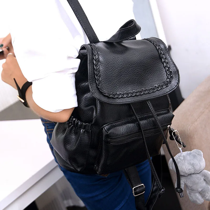 Модный Дорожный рюкзак для женщин 2018 водонепроницаемый женский из искусственной