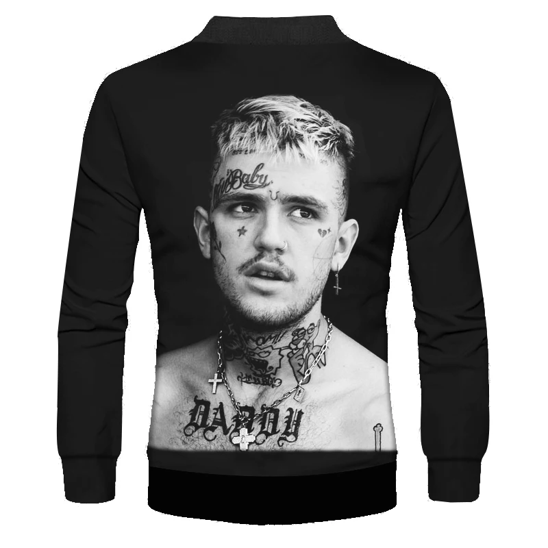 OGKB Man Autumn Fashion Fit Zip Jacket 3D Printed lil peep Funny Oversized Clothing Hombre Zipper Coat Drop Shipping | Мужская одежда