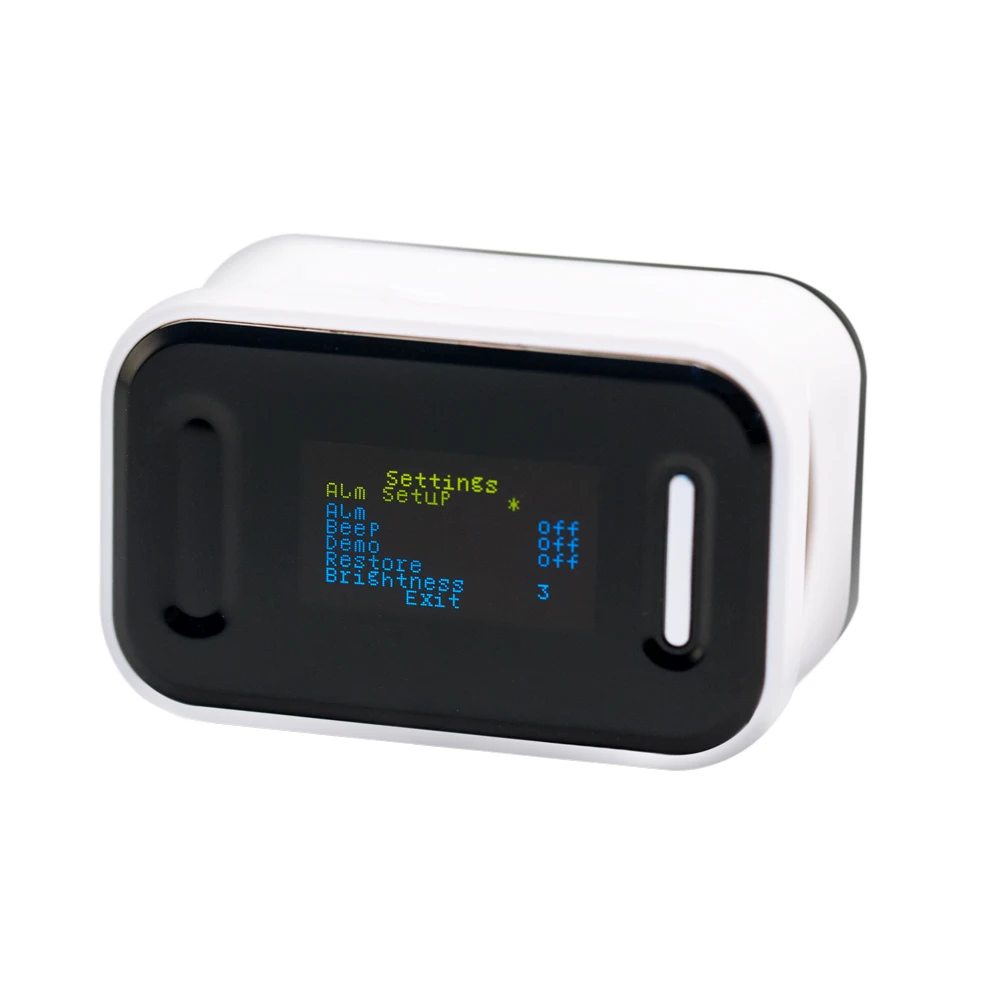 Цифровой пальцевой Пульсоксиметр SPO2 PR индикатор насыщения кислородом OLED oxitmetro de pulso+ черный чехол/сумка опционально