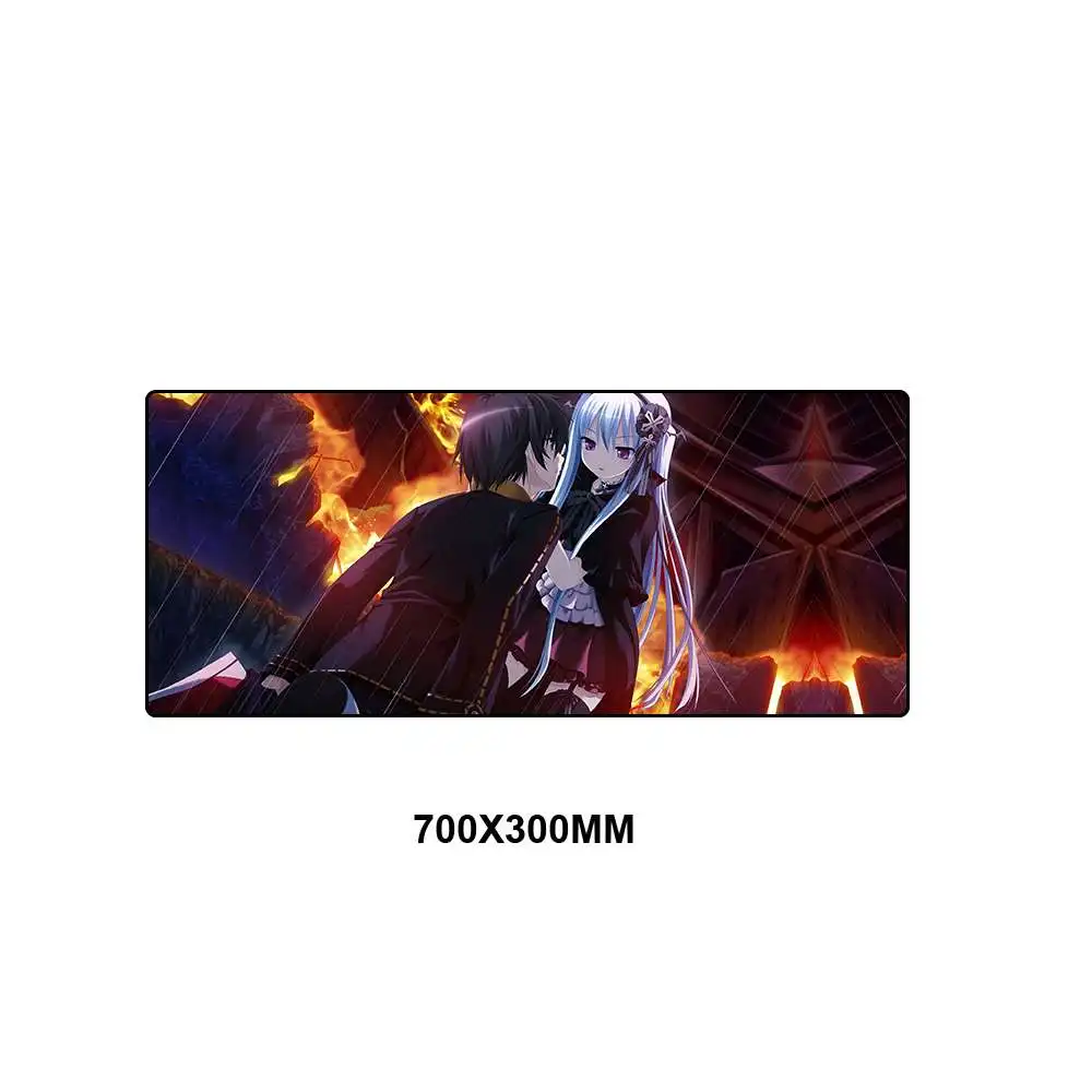 DM-LM008 Аниме Коврик для мыши с принтом из мультфильма большой размер резиновая противоскользящая клавиатура большой коврик ноутбук компьютер домашний офис подарок мальчик Романтический коврик для мыши коврик - Цвет: DM-LM008