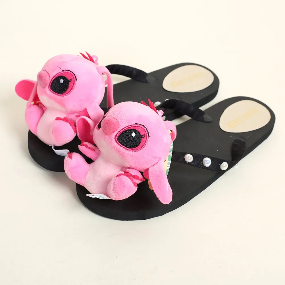 Новые весенние женские Мультяшные тапочки HAHAFLOWER Симпатичные домашние с плюшевой