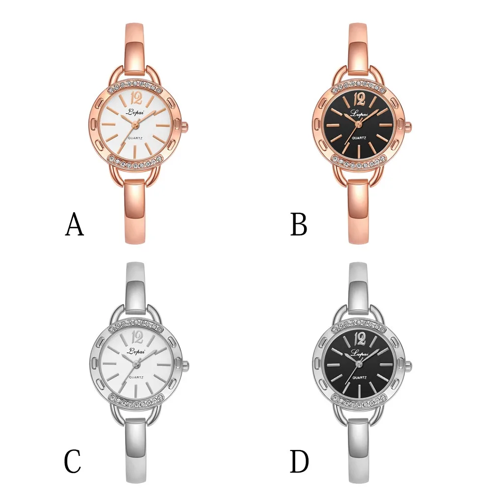 Женские часы reloj mujer простые повседневные с ремешком из сплава женские