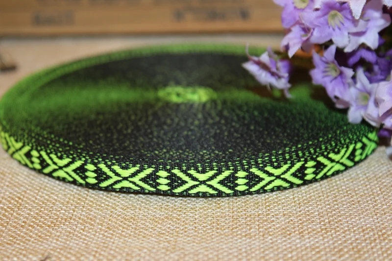 Жаккардовая лента в этническом стиле с геометрическим рисунком | Дом и сад