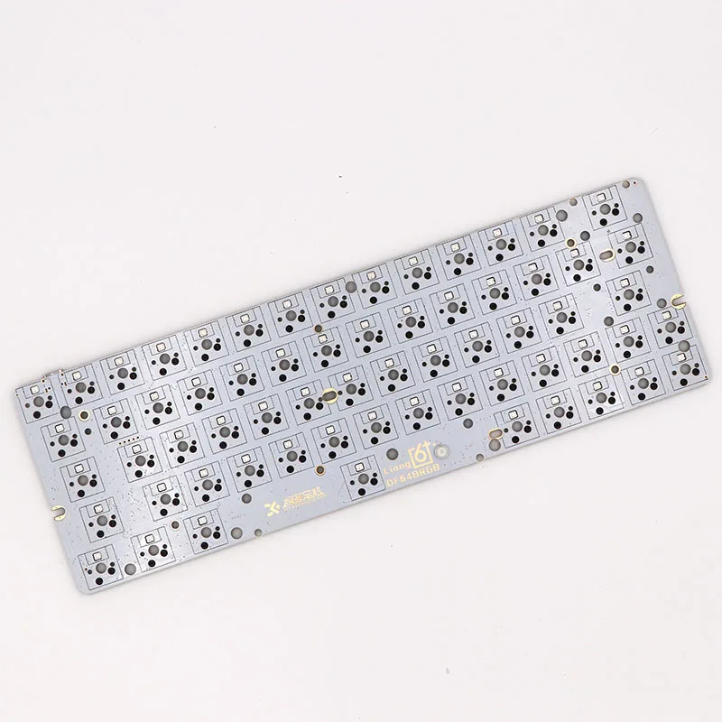 GK64 pcb RGB 60% 64 клавиши Горячая замена PCB diy механическая клавиатура hotswap розетка