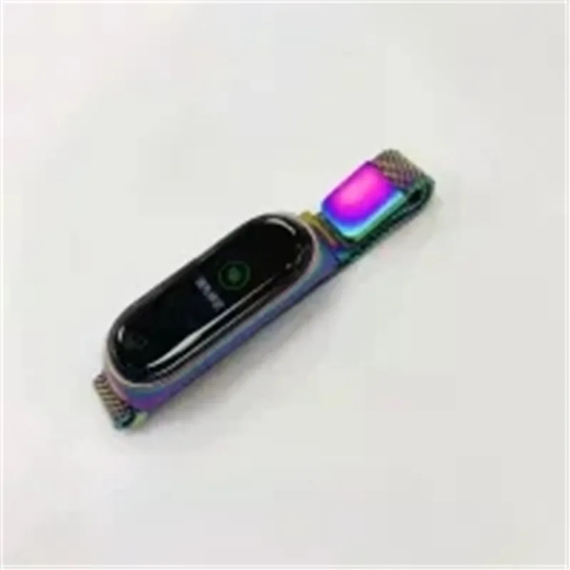 Сменные браслеты Milanese loop для Xiaomi Mi Band 4 3 магнитная застежка ремешок Аксессуары