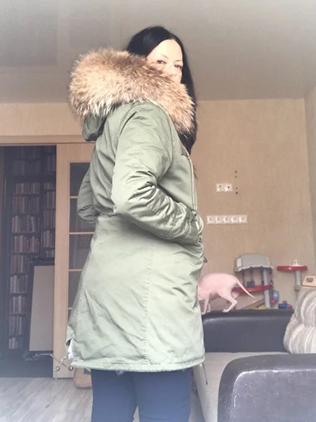MAO KONG модные женские туфли из натуральной кожи с подкладкой из кроличьего меха зимняя куртка, пальто с натуральным лисьим меховым воротником парка с длинным капюшоном верхняя одежда DHL 5-7