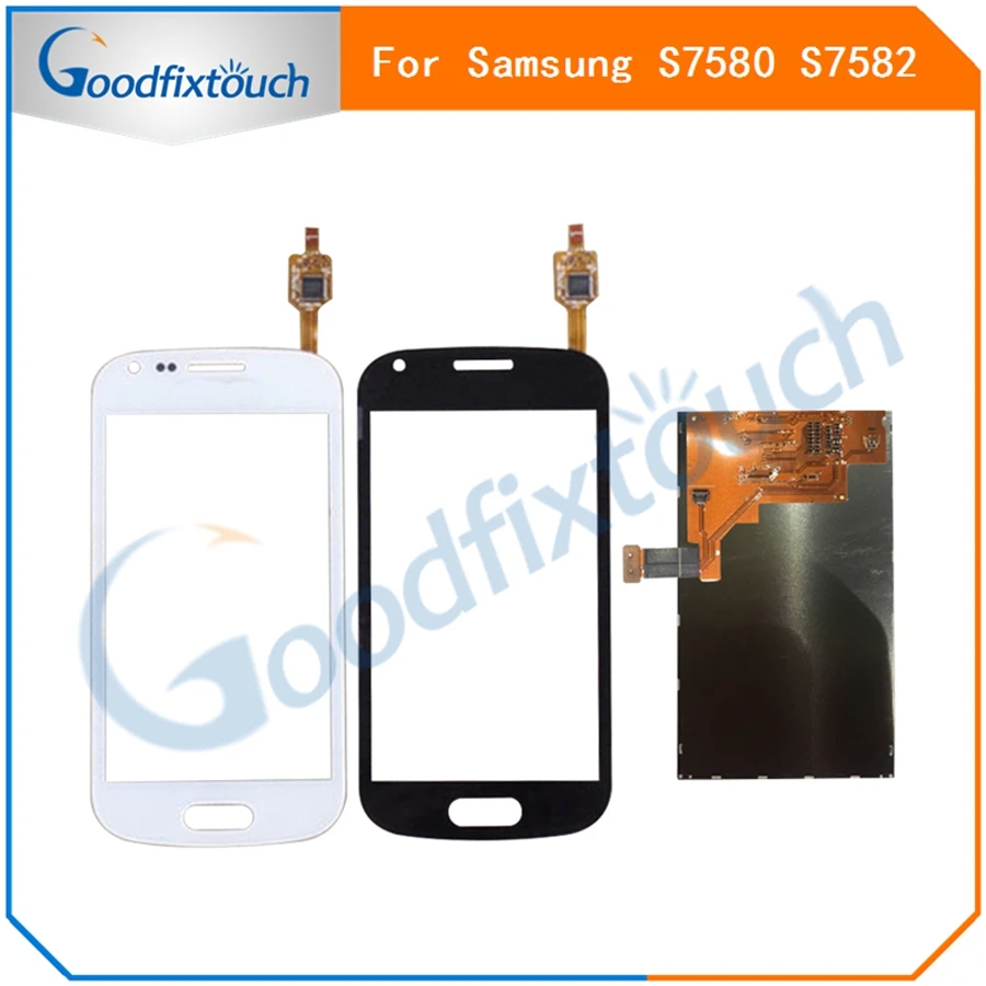Для Samsung Galaxy S Duos 2 S7580 S7582 ЖК дисплей + дигитайзер сенсорный экран Запасные