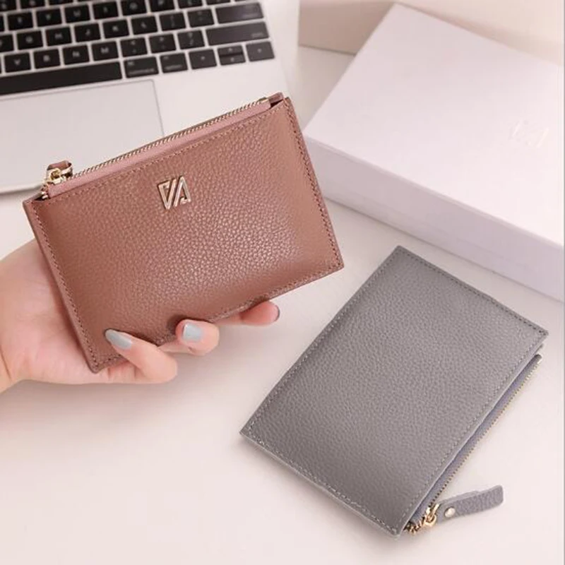 Для женщин женские кошельки 2019 новая мода сплошной Женский кошелек разделение