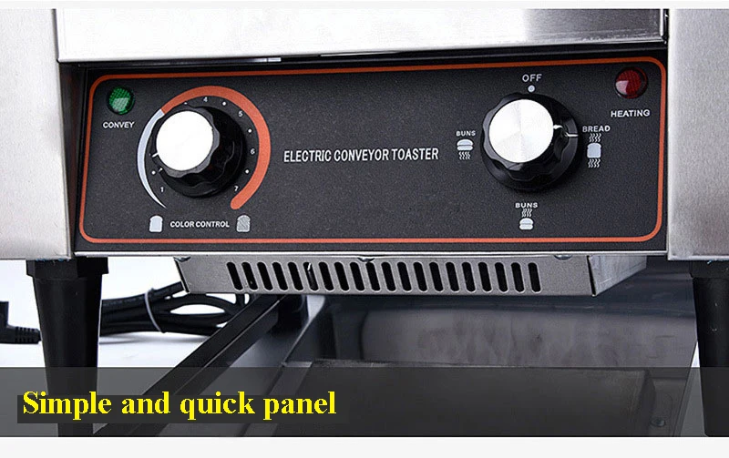 Chain Toaster Commercial Crawler Spit Driver Maker Hotel Self-service Bread Machine ECT-2415 | Бытовая техника
