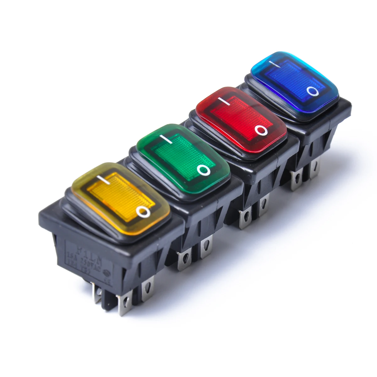 Rocker Toggle Switch On-Off-On 4 Pins 12V DC Car Boat Automobiles Waterproof LED Latching Switches A20 | Автомобили и мотоциклы